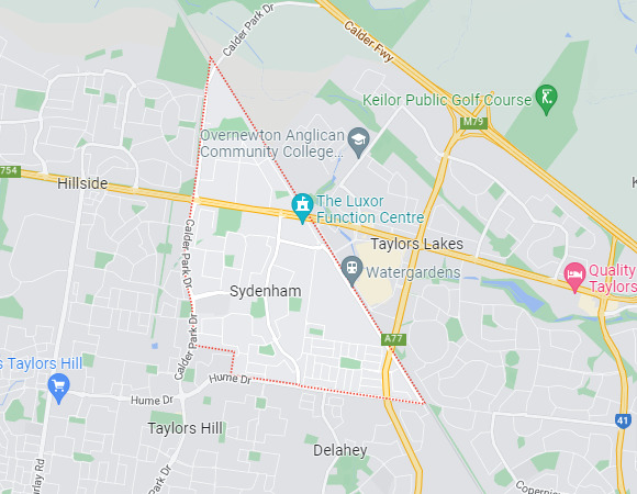Sydenham map area