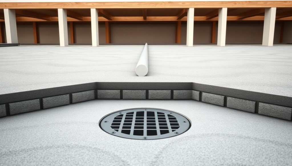 flat roof drainage
