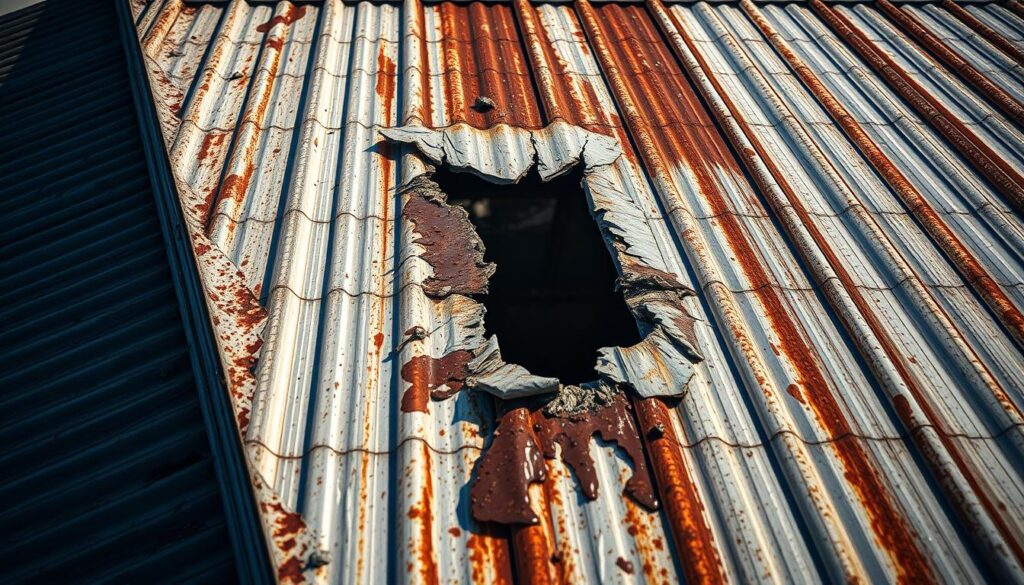 metal roof leaks