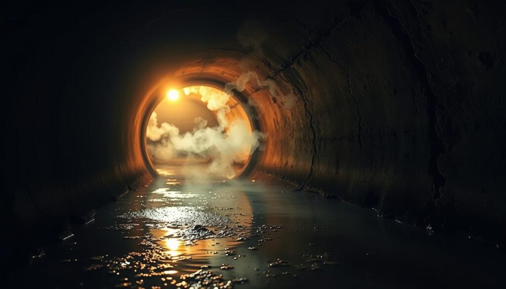 sewage smell emergency